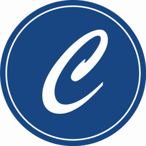 Blue favicon of CraneWerks, overhead crane manufacturer in Morristown, IN