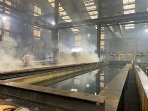 Galvanizing Plant in Muncie Indiana being evaluated by CraneWerks, Inc.