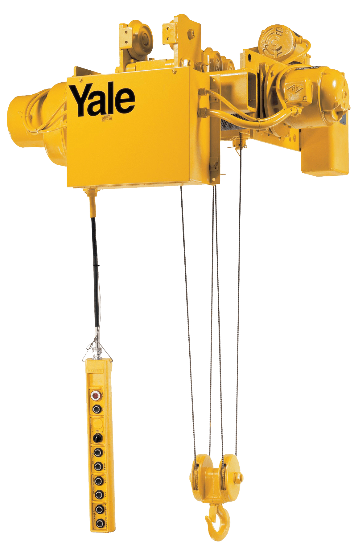 An example of our air powered hoists, the Yale Cable King