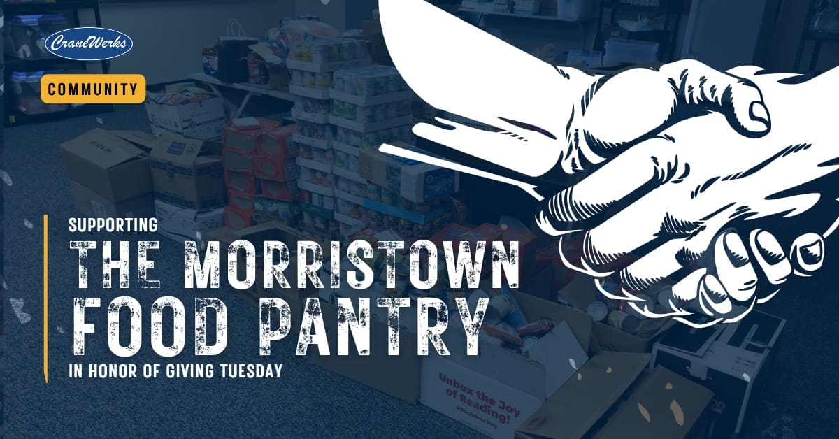 Supporting the Morristown Food Pantry in honor of Giving Tuesday